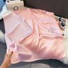 Autumn new versatile 71 imitation silk solid color silk scarf versatile plain color Korean neck scarf tied bag silk scarf