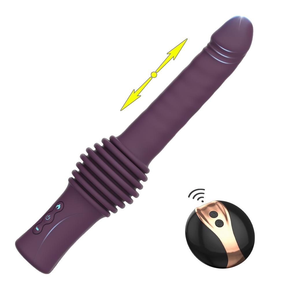 Automatic Thrusting Dildo Vibrator Sex Machine Vagina G Spot Telescopic Massager Retractable Clit Masturbation Sex Toy for Women