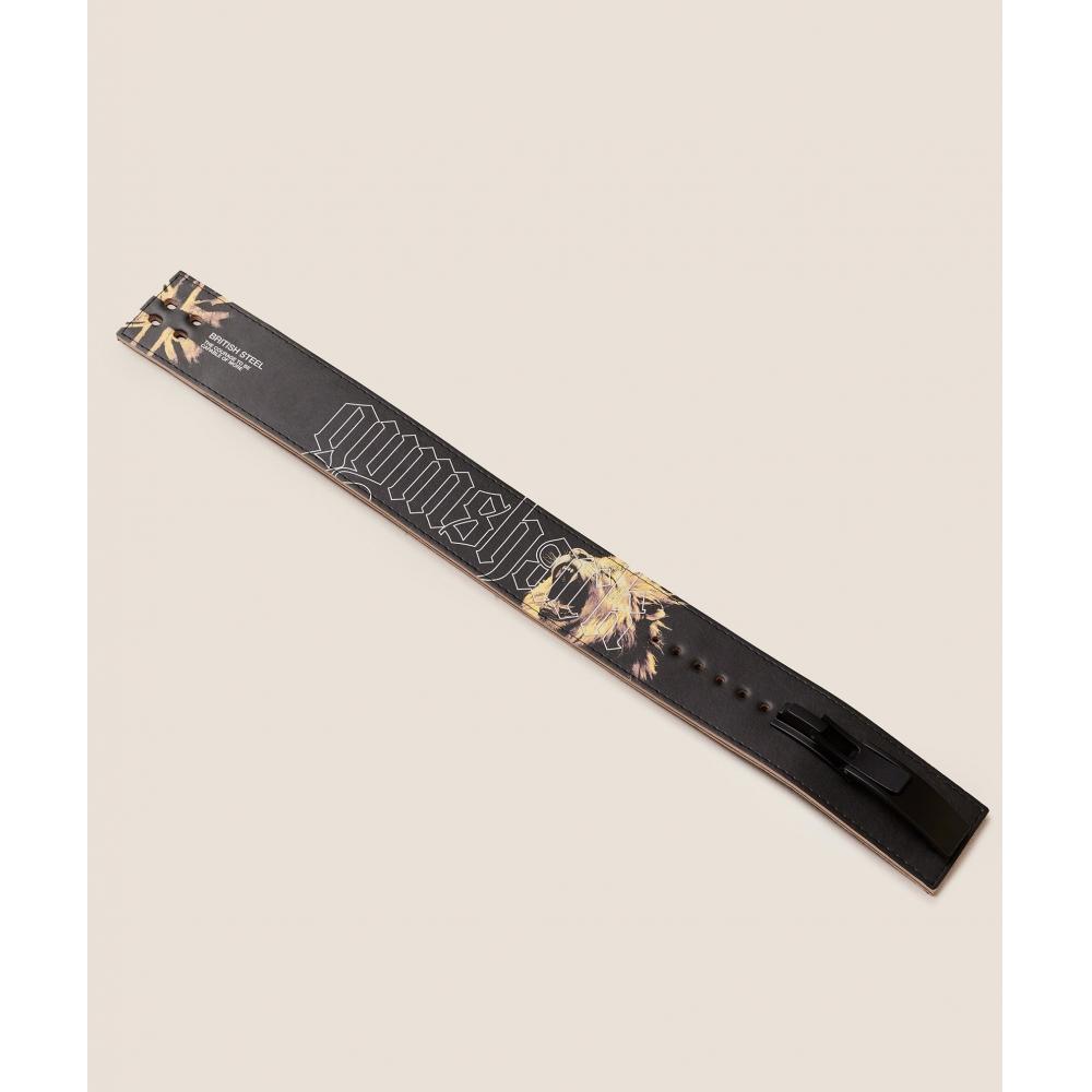 Gymshark Graphic Lever Lifting Belt Black I1c6k Bb2j