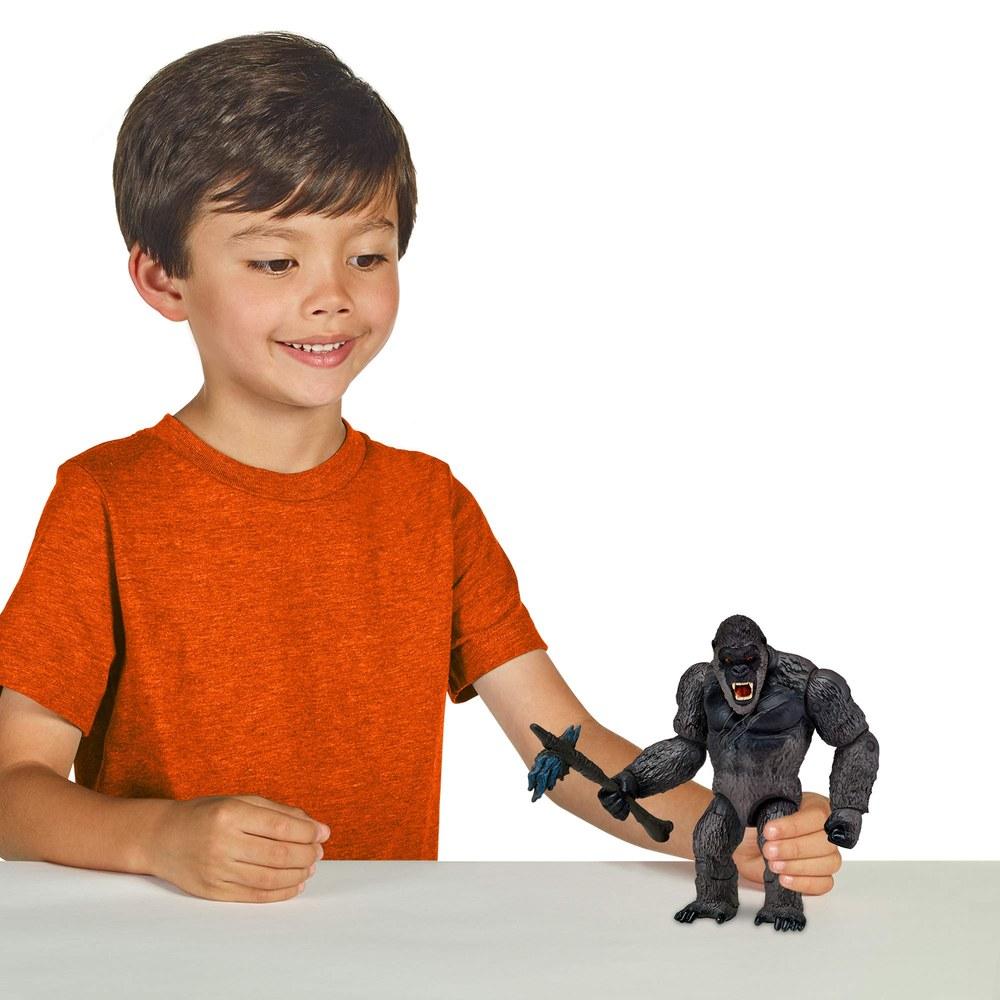 PlayMates Godzilla vs. Kong 6-Inch Basic Kong Battle Axe Figure