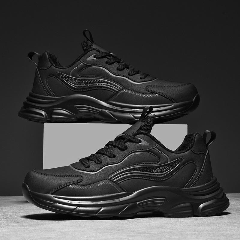 Autumn and Winter Outdoor Sports Casual Shoes Men's Low-top Versatile Platform Shoes Large Size Student Running Shoes
