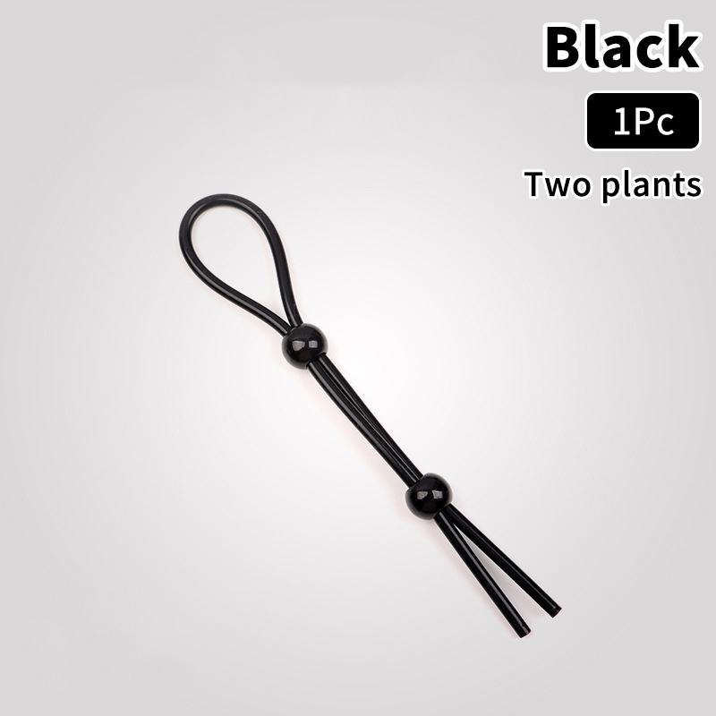 Male Lock Rope Adjustable Rope Binding Ball Stretcher Sperm Penis Ring Colorful Ejaculation Delay Erection Rings Adult Sex Toys