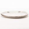 Mino Ware Polka Dot White Karatsu Oval Plate K52025
