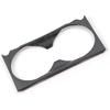 Car Accessories Fit for Mazda CX-5 CX5 2017-2022 2023 2024 2025 Interior Front Water Drink Cup Holders Cover Trim Bezel (Brushed Black Style)