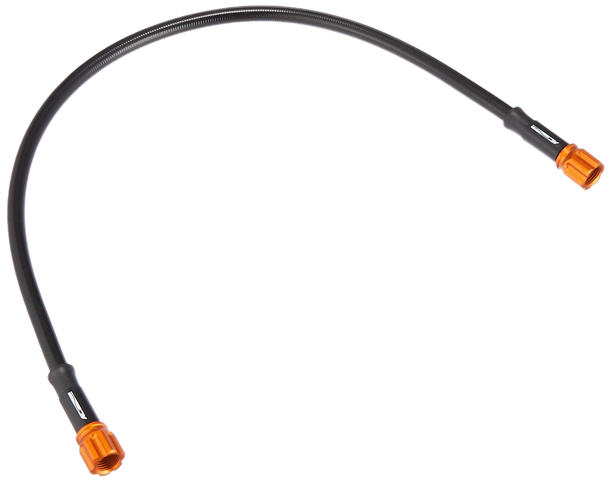 AC PERFORMANCELINE Universal Brake Hose Black Socket Gold Hose Total Length 18.1 inches (460 mm) 460mm