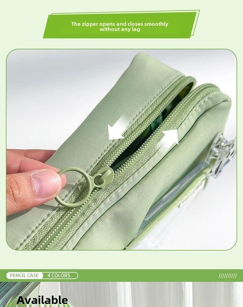 High-Capacity 12-Layer Pencil Case for Girls - Ideal for Junior & Senior High School Students