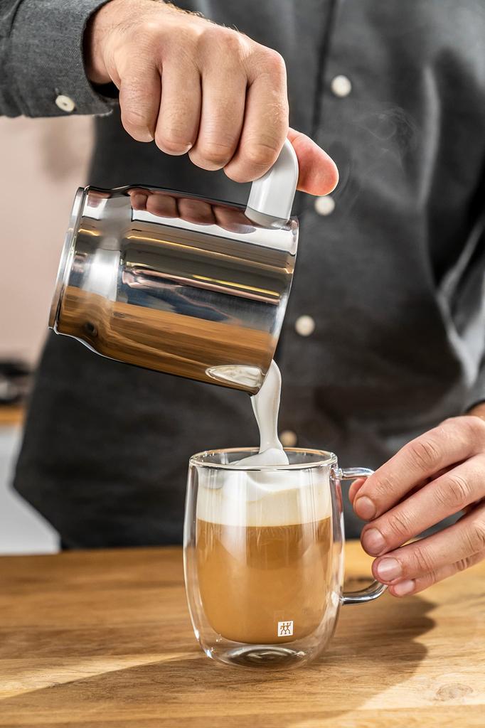 ZWILLING Enfinigy Milk Frother 53104-300, Electric Creamer, Milk Frother, Quiet Operation [Official Japanese Product]