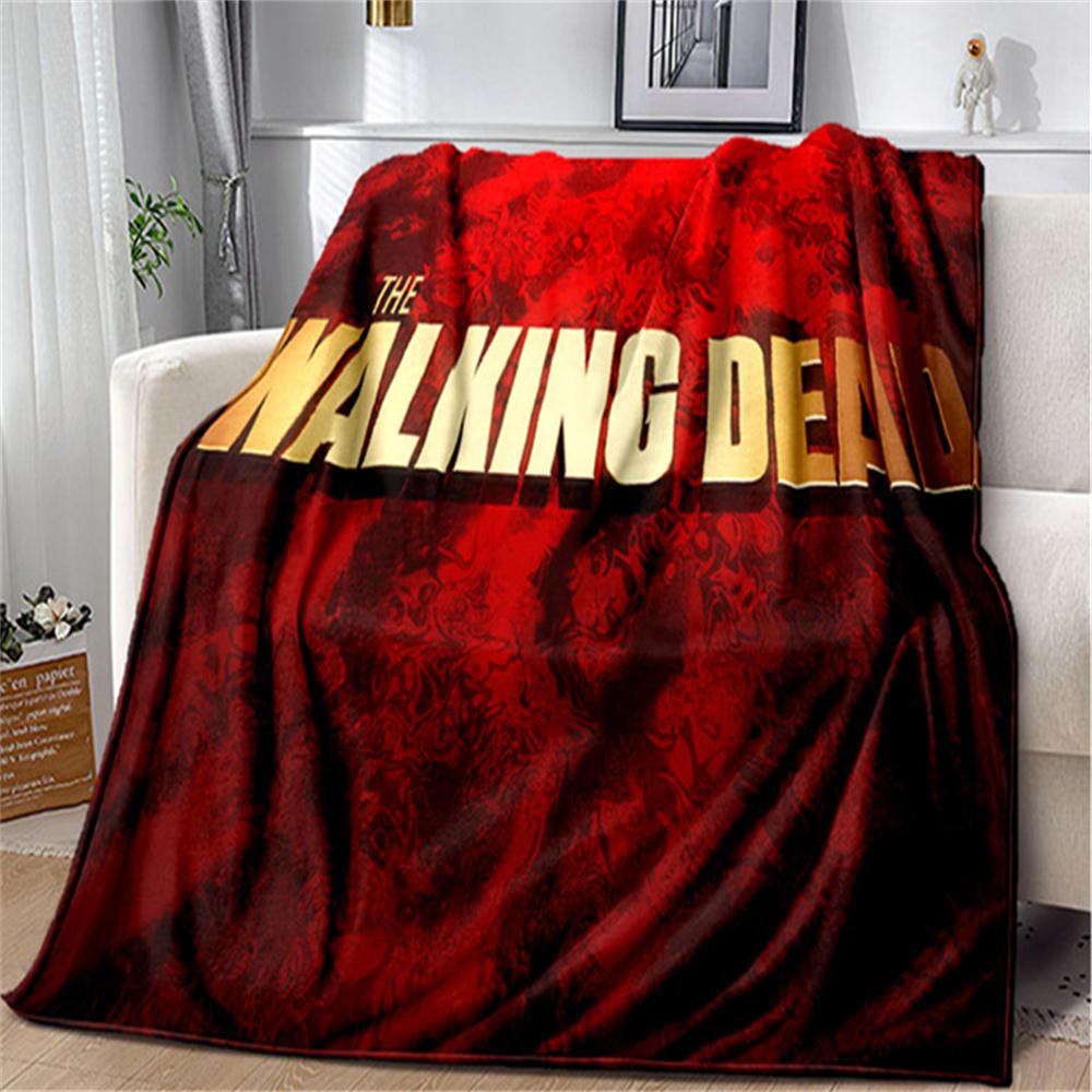 The Walking Dead Horror Soft Plush Blanket,Flannel Blanket Throw Blanket for Living Room Bedroom Bed Sofa Picnic Cover Bettdecke