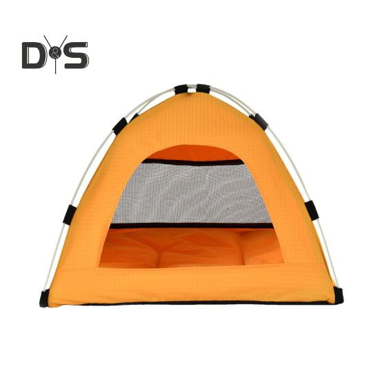 

Палатка для кошек, складная будка для щенков, крытый и открытый домик для домашних животных, крутая палатка для кемпинга для кошек и маленьких собак, кроликов жёлтый