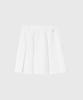 Lugkaeseuteu Mylene Soft Summer Pleated Skirt_White
