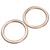 2PCS Exhaust Pipe gasket For Kawasaki VN1700 Vulcan 1700 Full range 2009-2023