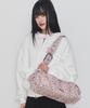 Illigo Loop Double Pocket Shoulder Bag Pink Leopard