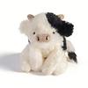 1 Pieza 34cm Peluches de Vaca Esponjosos Muñecos de Animales Suaves Rellenos Encantador Peluche de Ganado Bonito Regalo de Cumpleaños Decoración para Niños Bebé