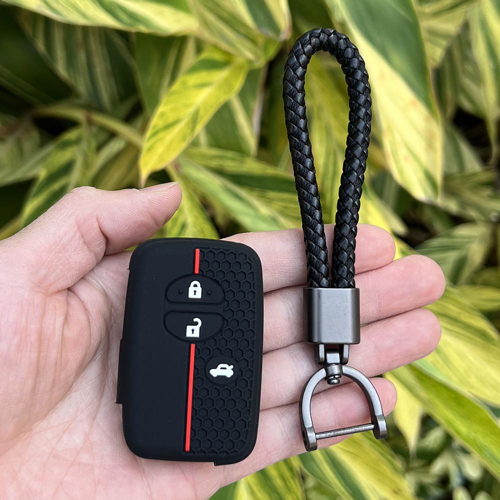 Silicone Car Fob Key Case Holder Cover Shell for Toyota Camry Prius Land Cruiser Prado 150 Crown for Subaru Foreste XV Remote