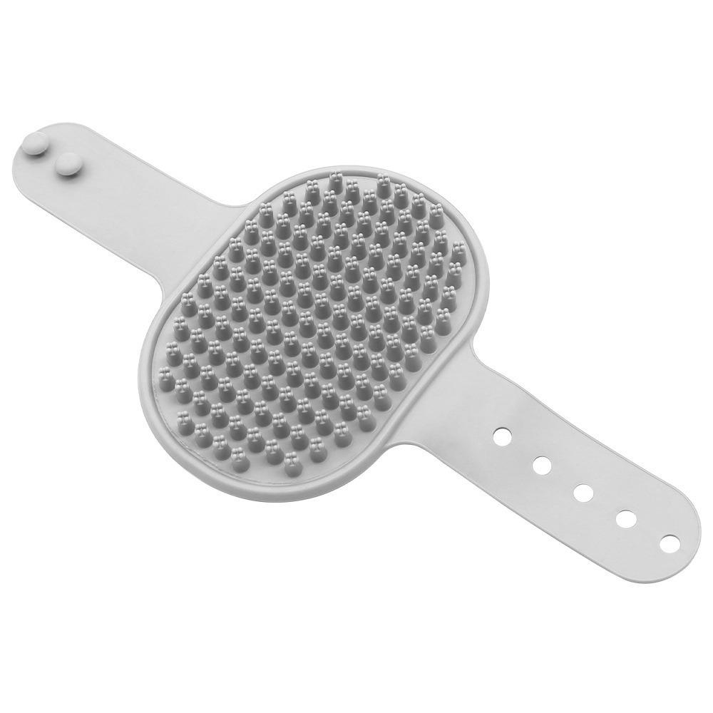 New Multifunctional Soft Rubber Dog Brush Hair Fur Removal with Grip Cat Bath Brush Massage Brush Pet Accessories