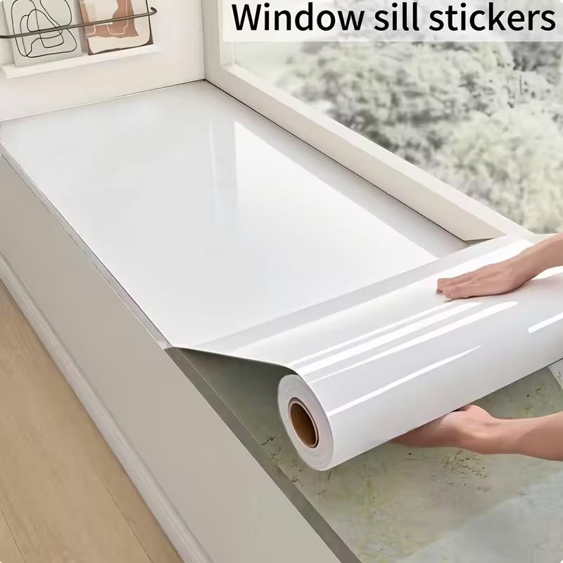 Waterproof Window Sill and Door Frame Renovation Sticker Moisture Proof White Threshold Cover