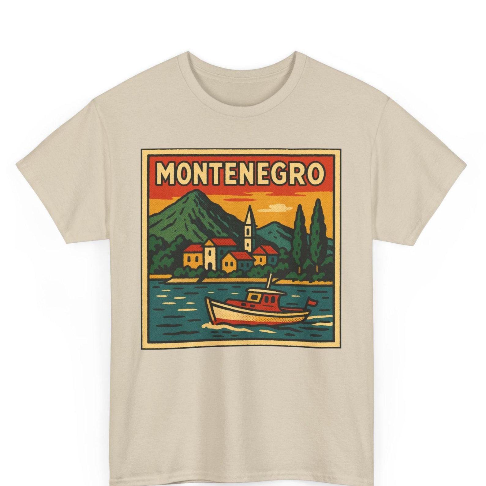 Montenegro Retro Comic T-Shirt: Vintage Balkan Pop Art S
