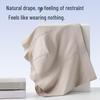 Men's Mid-Waist Seamless Modal Boxer Briefs - Soft, Skin-Friendly, Breathable, Solid Color Underwear