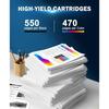 Cartouches d'encre compatibles - SVATV - 503XL - Lot de 4 - Noir, Cyan, Magenta, Jaune