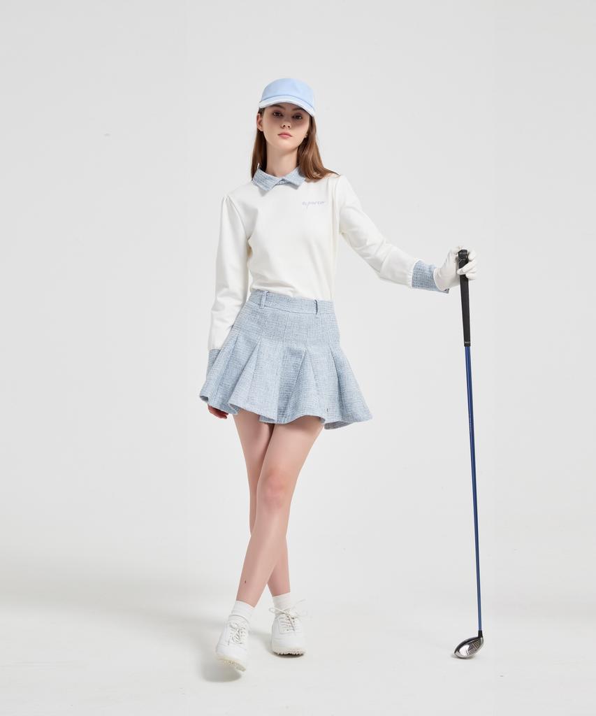 I Parka Seraphic Tweed Flare Skirt
