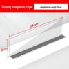 Transparente L-förmige magnetische PVC-Regalteiler für Supermärkte und Kioske