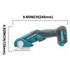 PATUOPRO 6mmCordless Electric Scissor Round Knife Pruner Carpet Fabric Plastic Leather Cutting Power Tool For Makita 18V Battery