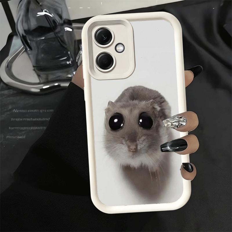 Phone Case for Xiaomi Redmi Note 15 14 13 Pro Plus Funny Sad Hamster Meme Shell 12S 11 11S 11T 5G 14S Soft Silicone Funda