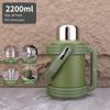 Insulated Kettle, Large Capacity Thermos Cup, Stainless Steel Portable Outdoor Thermos, Travel Car Hot Water Kettle, Cold-Keeping Cup for Home Use