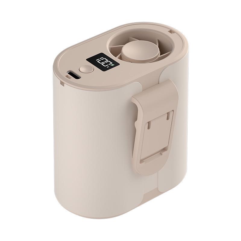 Rechargeable Mini Portable Waist Clip Fan - Large Capacity, Outdoor Use