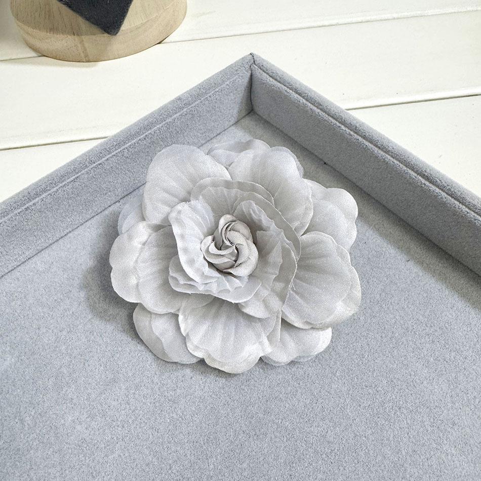 Suqi Kegensilk Women s Fabric Camellia Brooch Pin Ornament