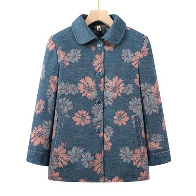 Spring Season Jacket Middle Aged Elderly Women Clothing Mother's Attire Service Women's