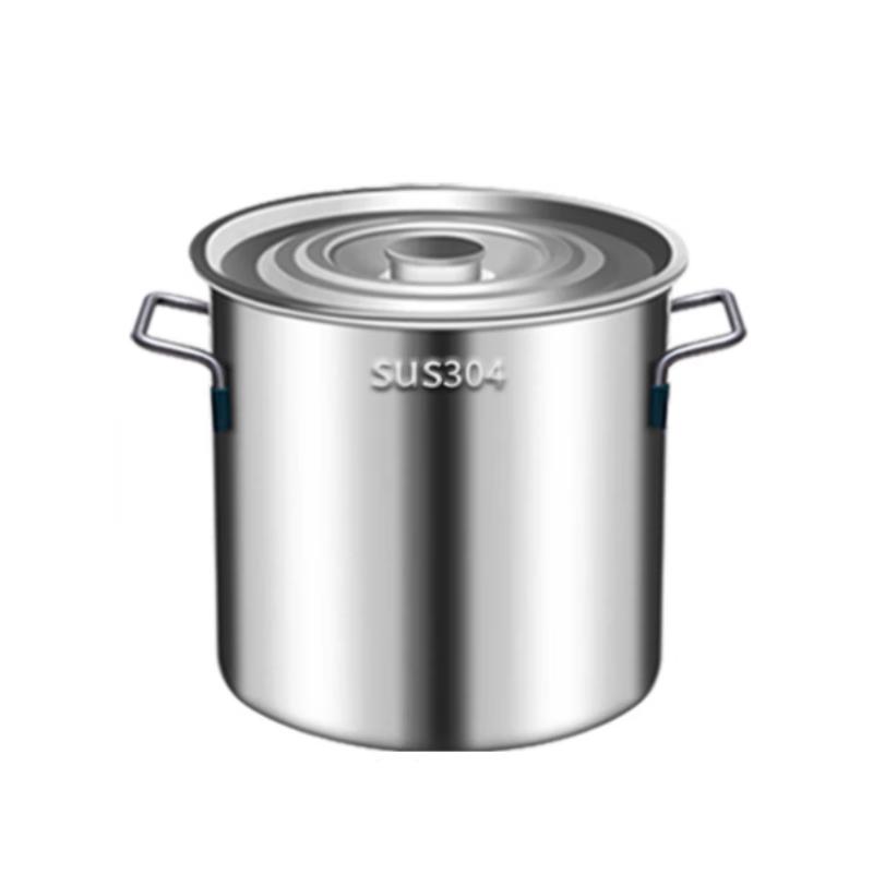 Huadian Shitong 304 Stainless Steel Large Capacity Round Pot