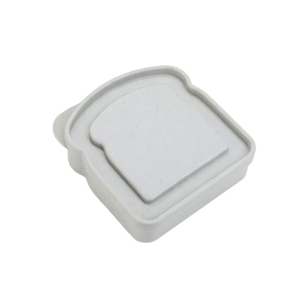 With Lid Toast Shape Lunch Box Portable Food Container New Snack Storage Box Kitchen Storage
