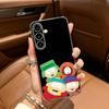 Cartoon S-South P-Park Clear Soft Silicone Phone Case for Samsung Galaxy A71, A70, A52, A51, A40, A30