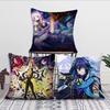 Ororon Genshin Impact Pillow Case Fan Style Square Home Decor Cushion Cover Design Printed