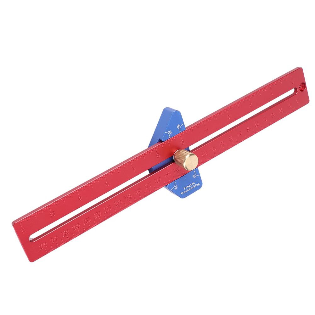 

YX300 Линейка для деревообработки, линейный локатор из алюминиевого сплава, домашний плотницкий измерительный инструмент