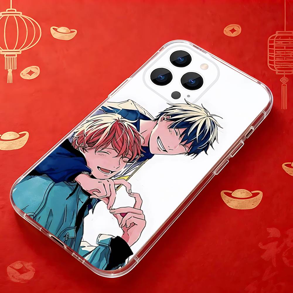 Comics G-Given Yaoi Anime Transparent soft case for iPhone 17,16,15,14,13,12,11,Pro,Max,Plus, X,XS,XR,SE4,E Mini