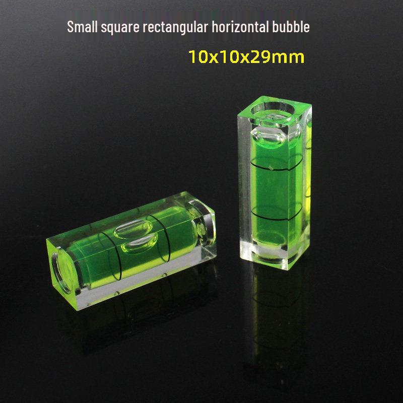 Green Horizontal Bead Spirit Level Balancer with Frame Attachment for Engineering and Picture Frames