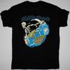 Maglietta in Cotone Scheletro Surfer Slightly Stoopid Per Fan Grafica Taglia S 5XL
