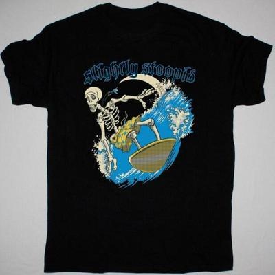 Maglietta in Cotone Scheletro Surfer Slightly Stoopid Per Fan Grafica Taglia S 5XL