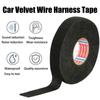 15M Car Flannel Tape Heat-resistant Flame Retardant Auto Wiring Harness Protection Cloth Tape Self-adhesive Anti-shock Car Tape