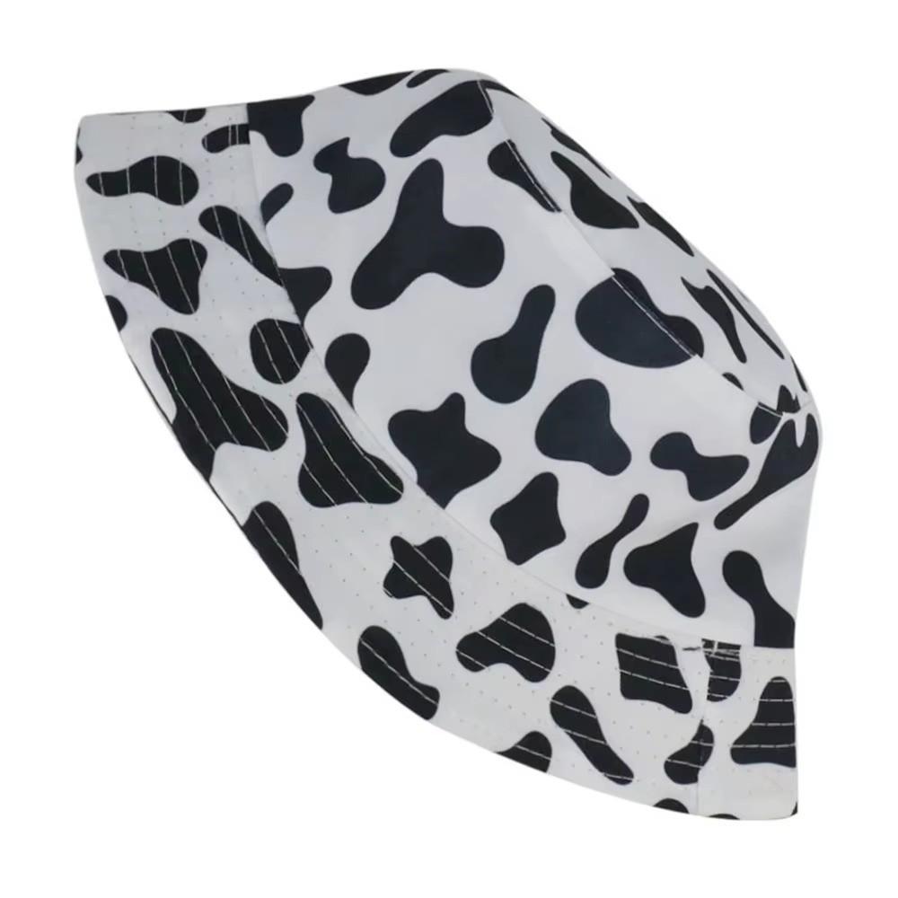 Wide Brim Giant Cow Bucket Hat Sun Protection Summer Fisherman Hat Vacation
