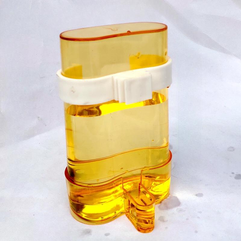 

Birds Water Feeders Dispenser Automatic Bird Feeder Pet Parrot Drinking Cup Cage Feeding Supplies Lovebird Cage Accessories жовтий