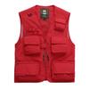 Men's Quick-Dry Mesh Multi-Pocket Plus Size Fishing Photography Vest
