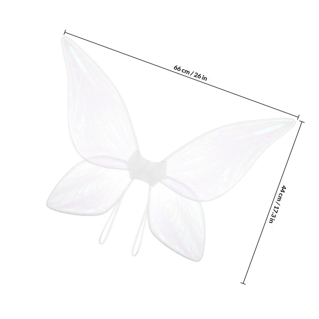 Butterfly Wing Decorative Fairy Wing Ornament Light Costume Prop Cosplay Party Photo Prop Gauze Material Lightweight