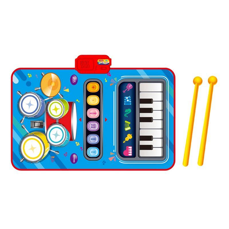 M-Modern-Children s 2-In-1 Multifunctional Electronic Music Blanket To Cultivate Music Interest синий