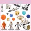 Space Rocket Satellite Model Set With Pvc Material For Kids Educational Science Toys