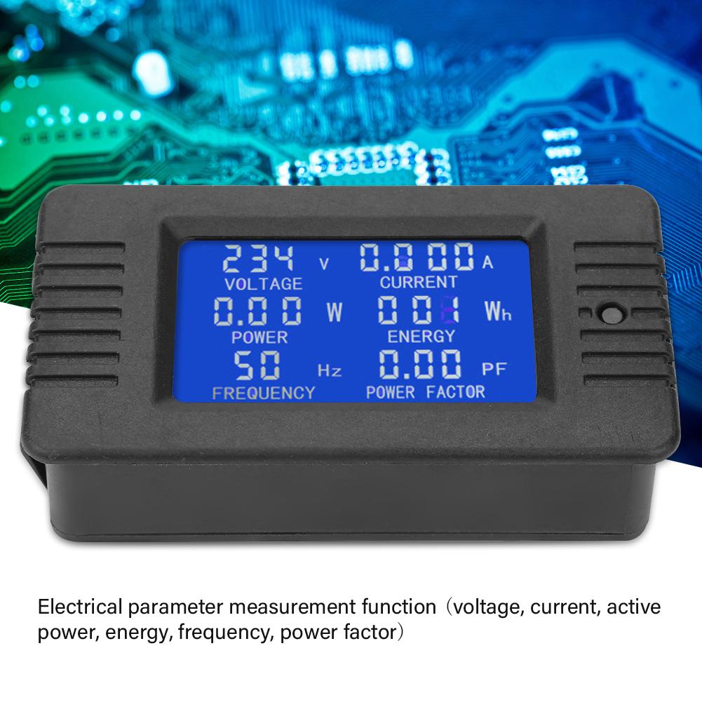 PEACEFAIR PZEM 018 AC Multifunction Digital Meter Power Energy Voltage Current Tester 5A