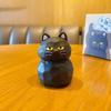 Resin Cat Anime Figure Q Version Desktop Doll Kawaii Cat Model Figurines Decoration