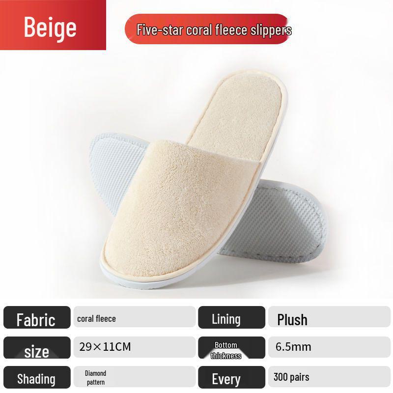 Thickened Anti-slip Disposable Hotel and Home Guest Slippers
